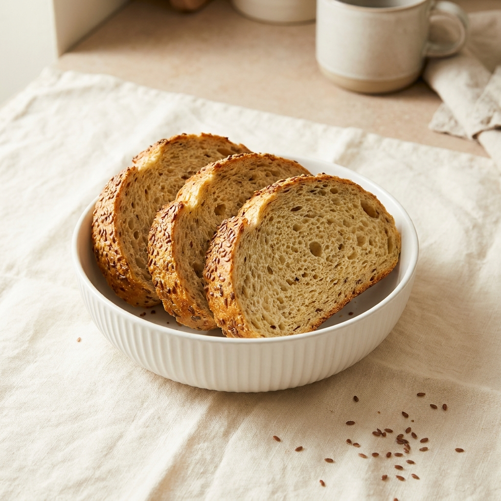 Golden Flaxseed Loaf