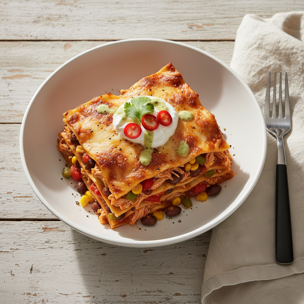 MEXICAN CHICKEN LASAGNA