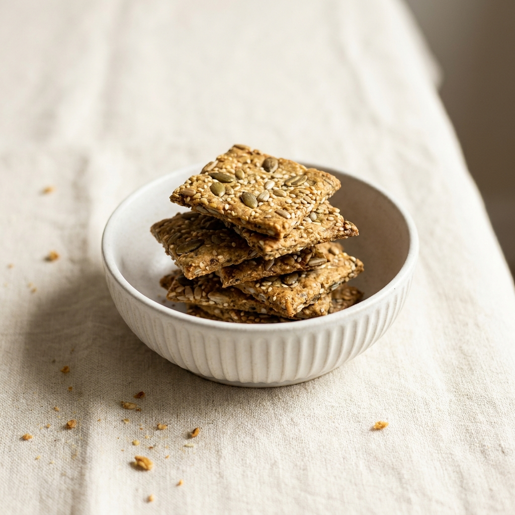 Rustic Seed Crackers