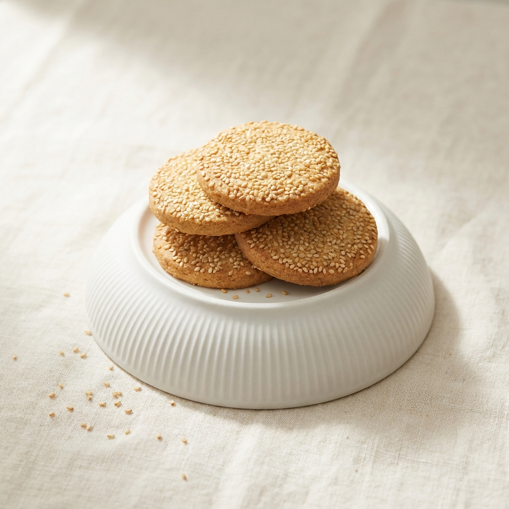 Almond-Sesame Seed Biscuits