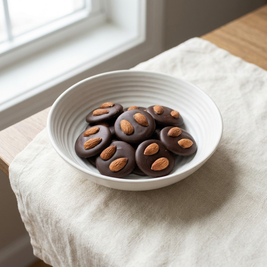 Dark Chocolate Almond Studs